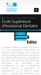 Mobile Screenshot of esad-dentaire.com